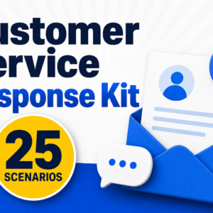 Customer Service Email Response Prompt Kit (25 Scenarios)